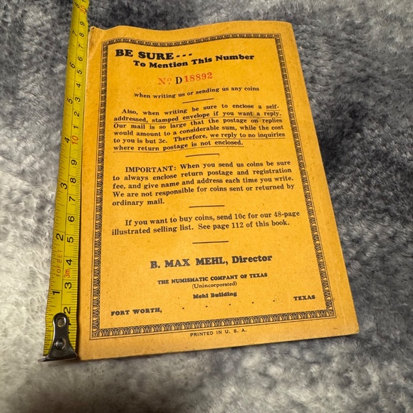Vintage The Star Coin Book B. Max Mehl American & Foreign Coin Book Illustrated - Picture 2 of 4